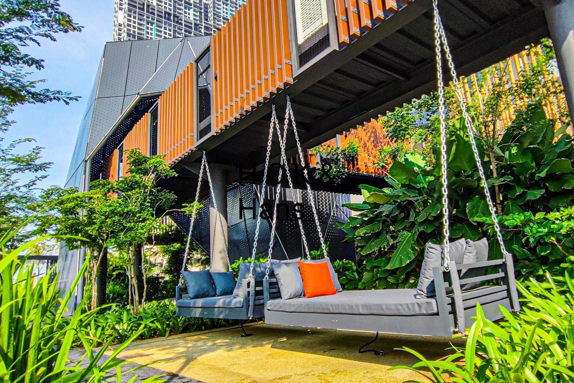 Stylish Balcony Kl At Trion 2 By Hck Pangsapuri Kuala Lumpur